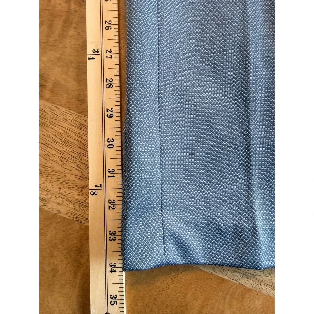 Soul of London Mens Grey Micro Pattern Slim Fit Dress Pants 31x34 SOSU232123 NEW